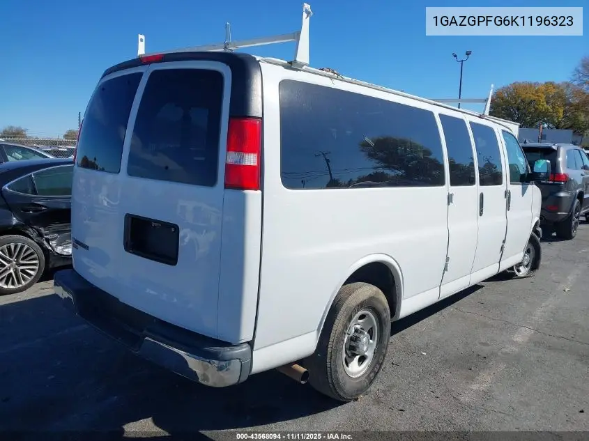 1GAZGPFG6K1196323 2019 Chevrolet Express 3500 Lt