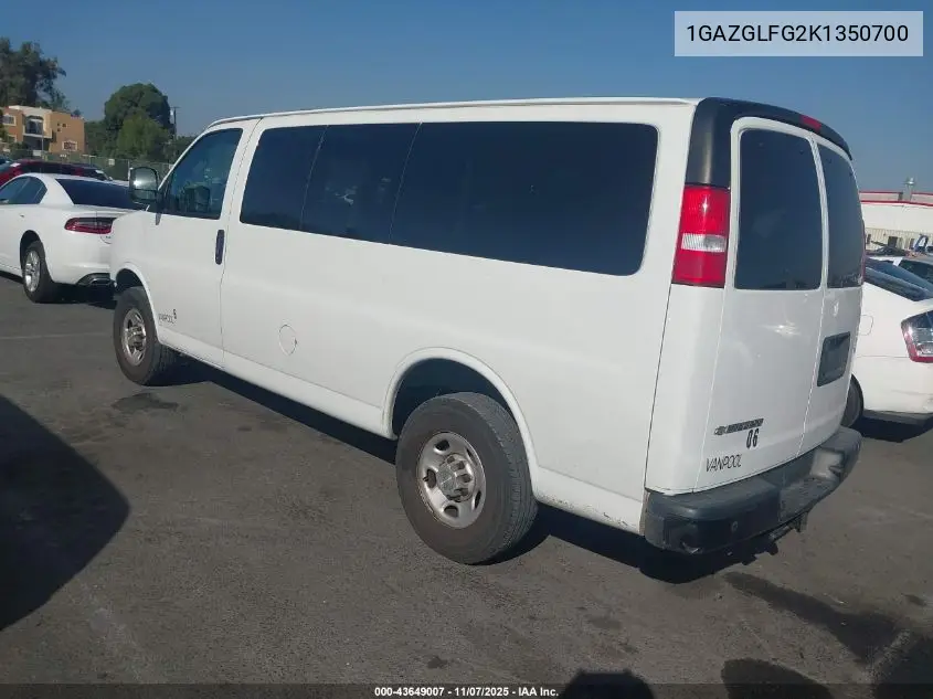 1GAZGLFG2K1350700 2019 Chevrolet Express 3500 Ls