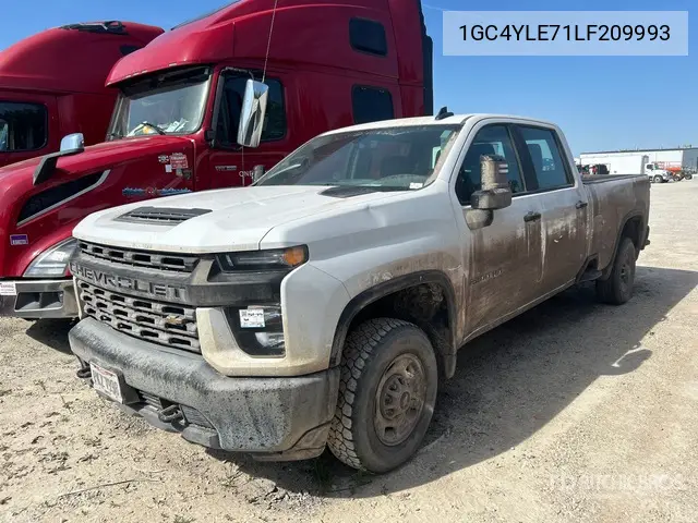 1GC4YLE71LF209993 2020 Chevrolet Silverado 2500 Hd 2020 Chevrolet Silverado 2500Hd 4X4 Crew Cab Pickup (Inoperable)