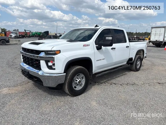 1GC4YLE70MF250763 2021 Chevrolet Silverado 2500 Hd 2021 Chevrolet Silverado 2500Hd 4X4 Crew Cab Pickup