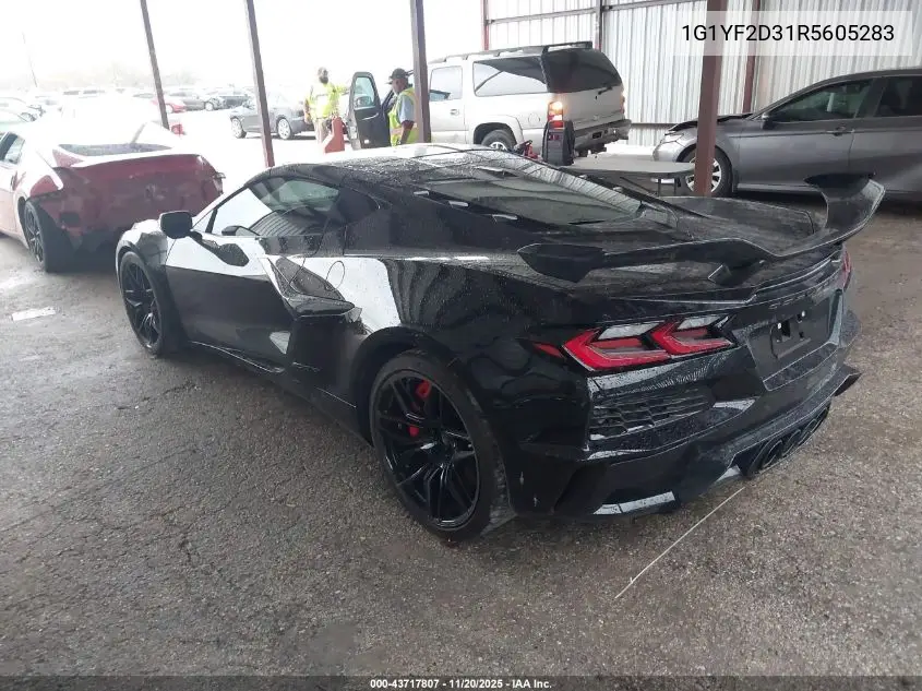 1G1YF2D31R5605283 2024 Chevrolet Corvette Z06 Rwd 3Lz