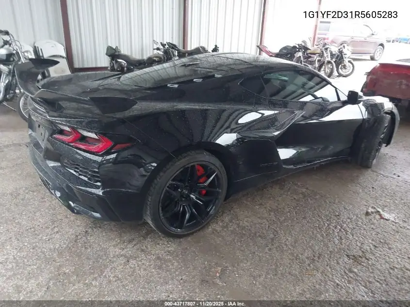 1G1YF2D31R5605283 2024 Chevrolet Corvette Z06 Rwd 3Lz