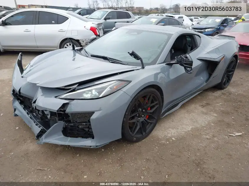 1G1YF2D30R5603783 2024 Chevrolet Corvette Z06 Rwd 3Lz