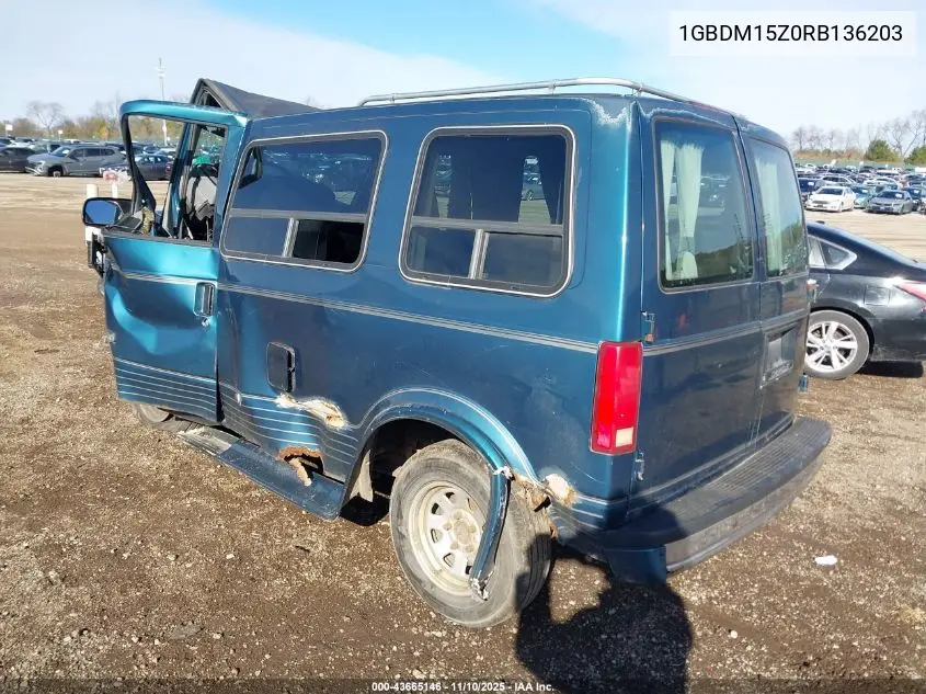 1GBDM15Z0RB136203 1994 Chevrolet Astro