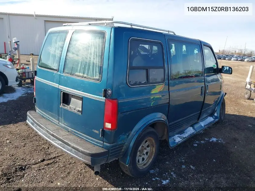 1GBDM15Z0RB136203 1994 Chevrolet Astro