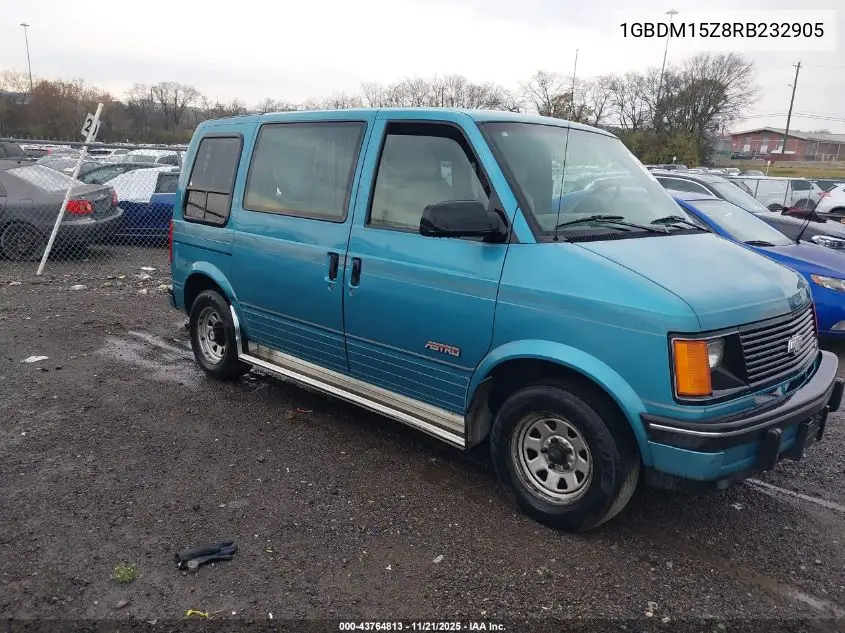 1GBDM15Z8RB232905 1994 Chevrolet Astro
