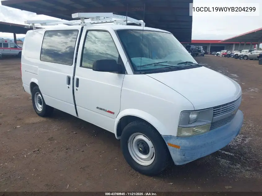 1GCDL19W0YB204299 2000 Chevrolet Astro