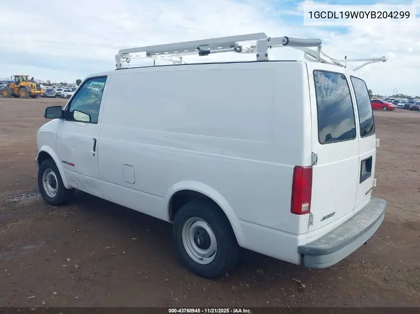 1GCDL19W0YB204299 2000 Chevrolet Astro