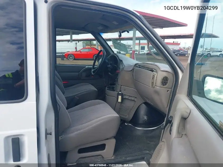 1GCDL19W0YB204299 2000 Chevrolet Astro