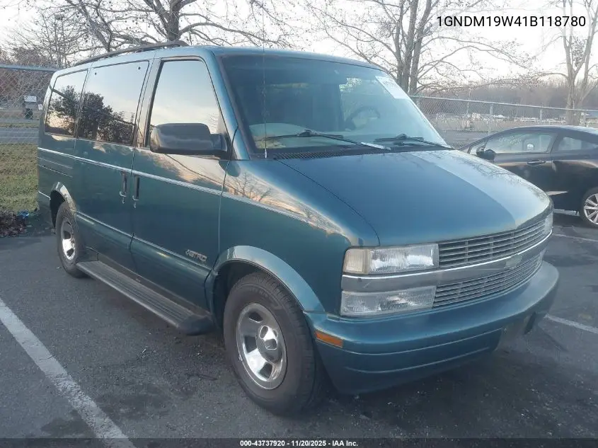 1GNDM19W41B118780 2001 Chevrolet Astro Ls