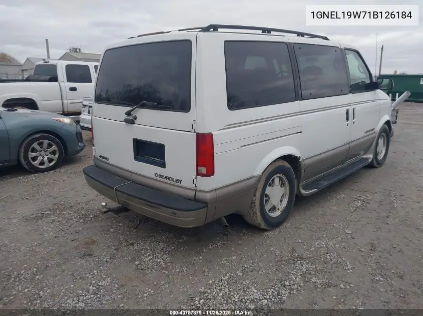 1GNEL19W71B126184 2001 Chevrolet Astro Ls