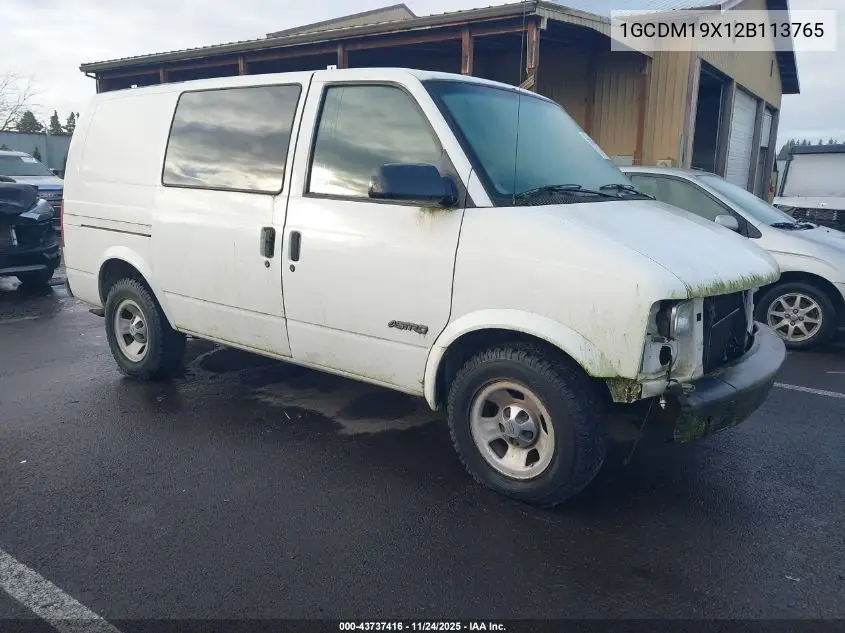 1GCDM19X12B113765 2002 Chevrolet Astro