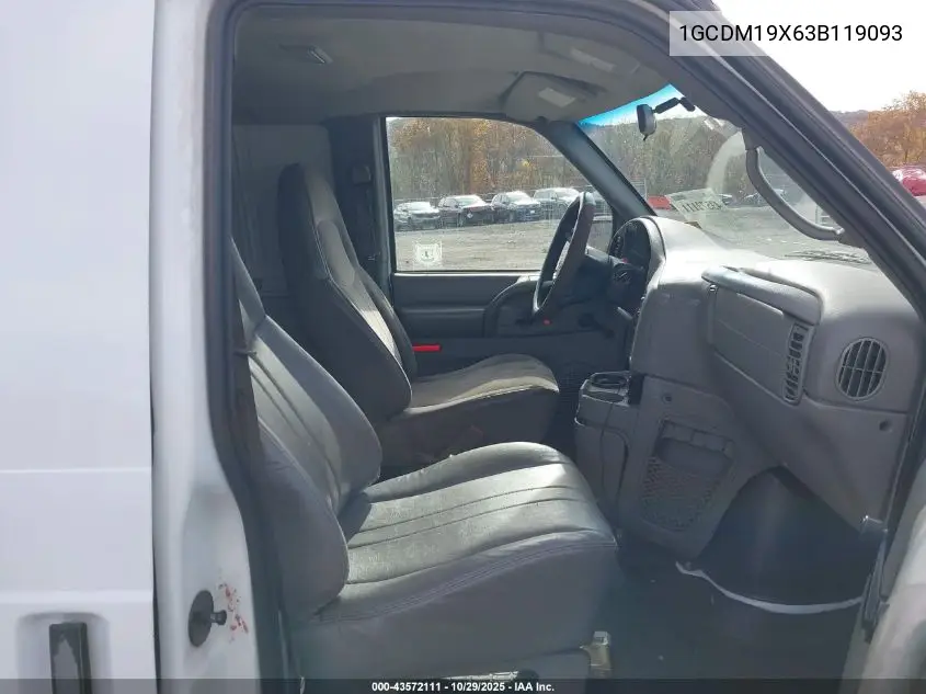 1GCDM19X63B119093 2003 Chevrolet Astro