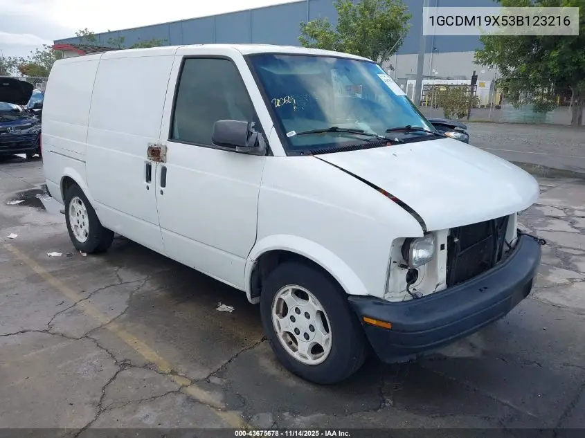 1GCDM19X53B123216 2003 Chevrolet Astro