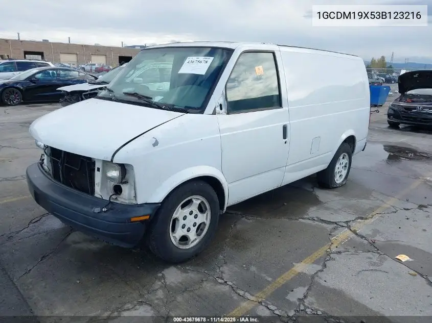 1GCDM19X53B123216 2003 Chevrolet Astro