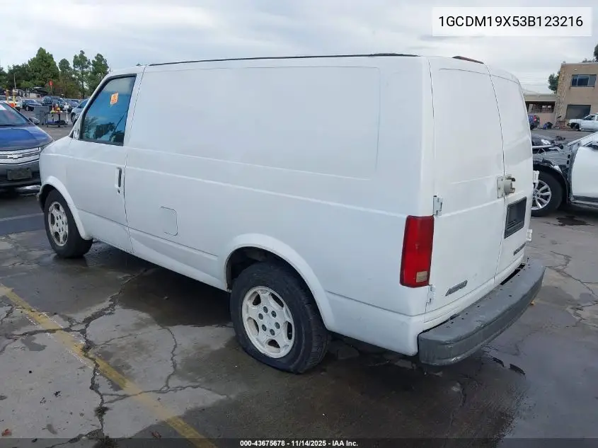 1GCDM19X53B123216 2003 Chevrolet Astro
