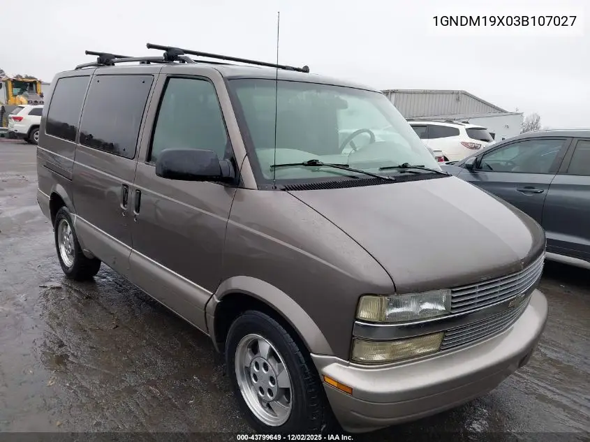1GNDM19X03B107027 2003 Chevrolet Astro