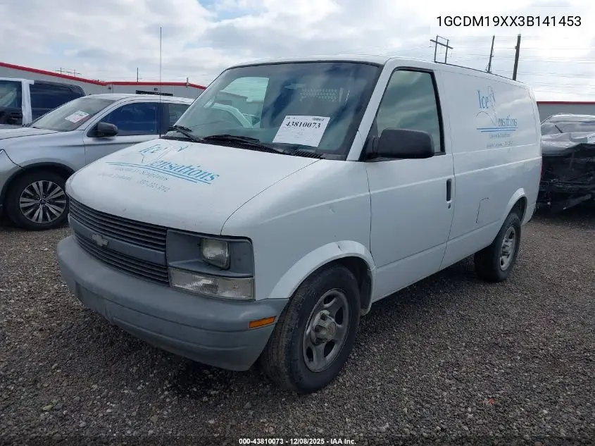 1GCDM19XX3B141453 2003 Chevrolet Astro