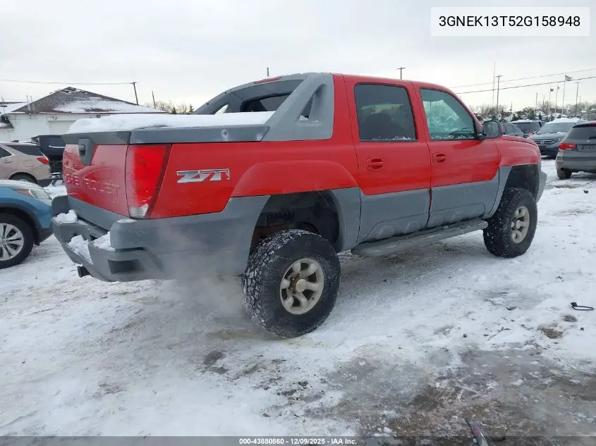 3GNEK13T52G158948 2002 Chevrolet Avalanche 1500