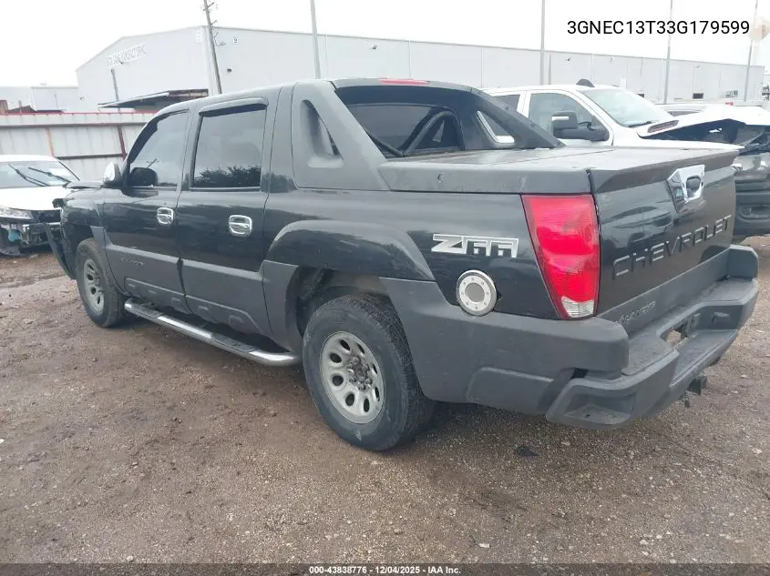 3GNEC13T33G179599 2003 Chevrolet Avalanche 1500