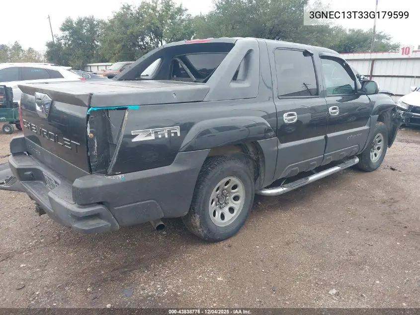 3GNEC13T33G179599 2003 Chevrolet Avalanche 1500