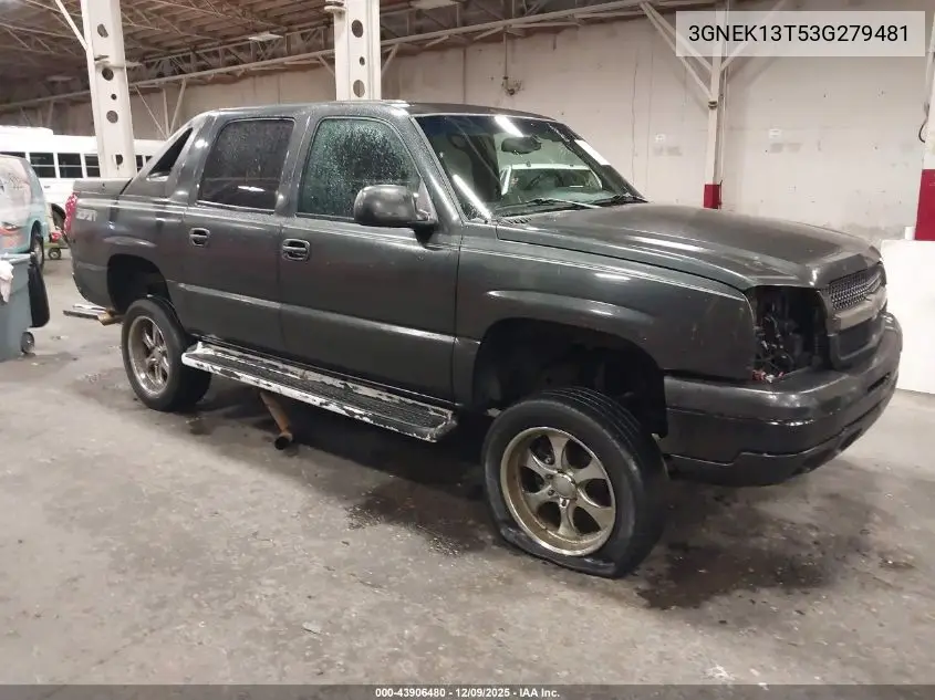 3GNEK13T53G279481 2003 Chevrolet Avalanche 1500