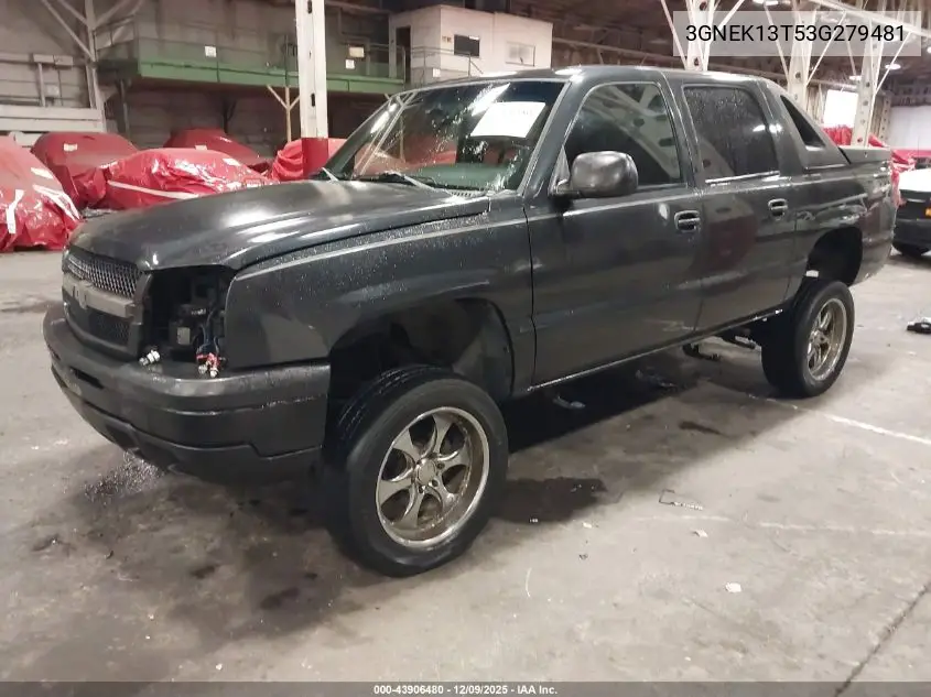 3GNEK13T53G279481 2003 Chevrolet Avalanche 1500