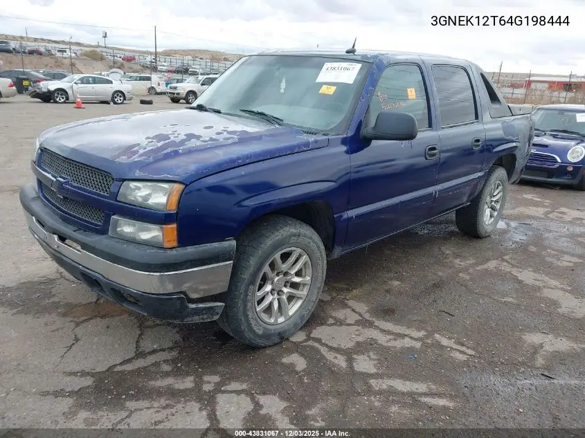 3GNEK12T64G198444 2004 Chevrolet Avalanche 1500