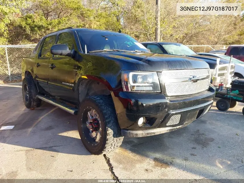 3GNEC12J97G187017 2007 Chevrolet Avalanche 1500 Ltz