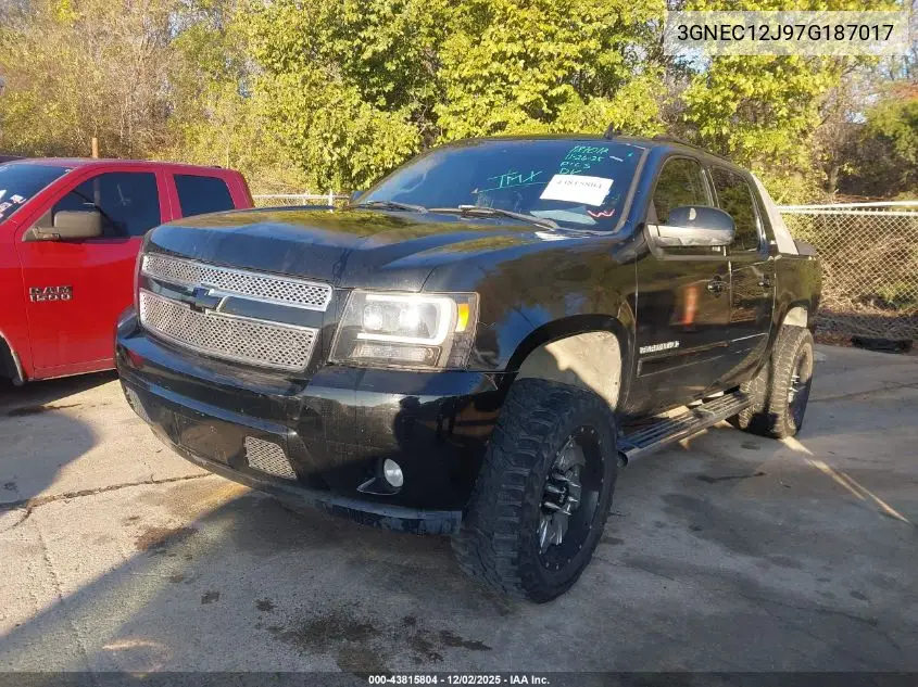 3GNEC12J97G187017 2007 Chevrolet Avalanche 1500 Ltz