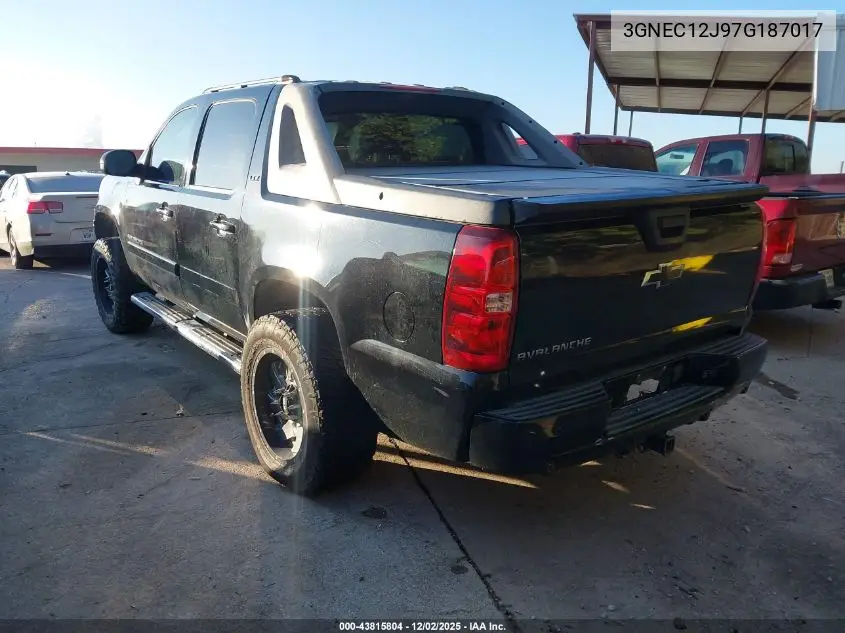 3GNEC12J97G187017 2007 Chevrolet Avalanche 1500 Ltz