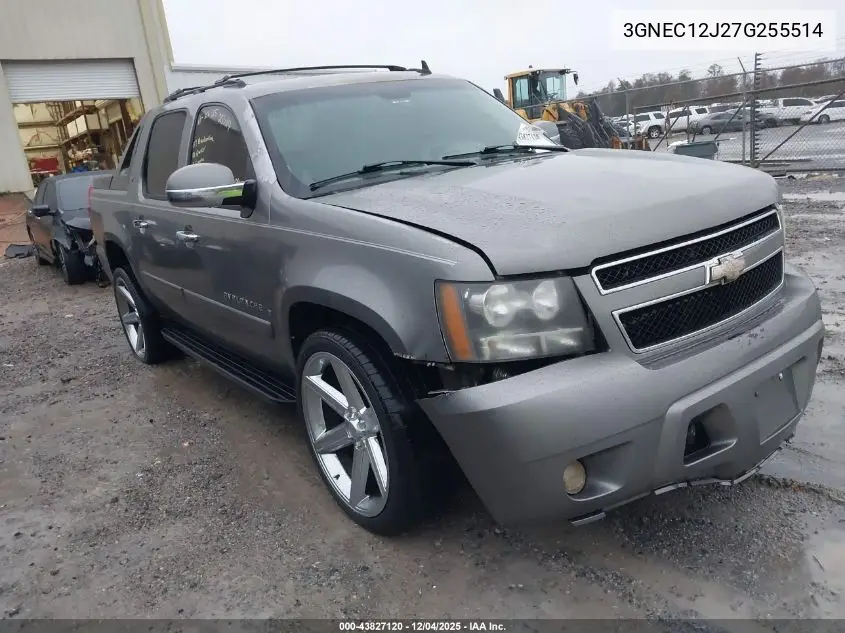3GNEC12J27G255514 2007 Chevrolet Avalanche 1500 Lt