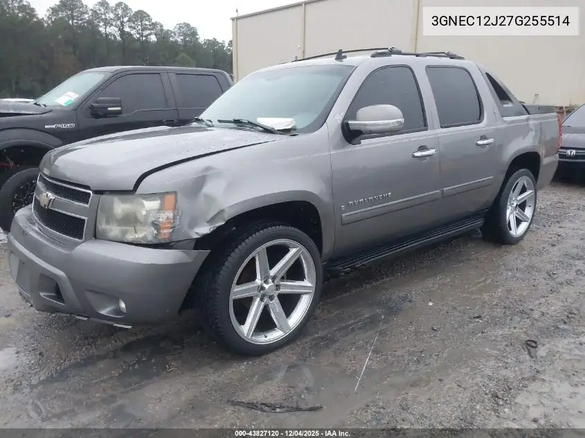 3GNEC12J27G255514 2007 Chevrolet Avalanche 1500 Lt