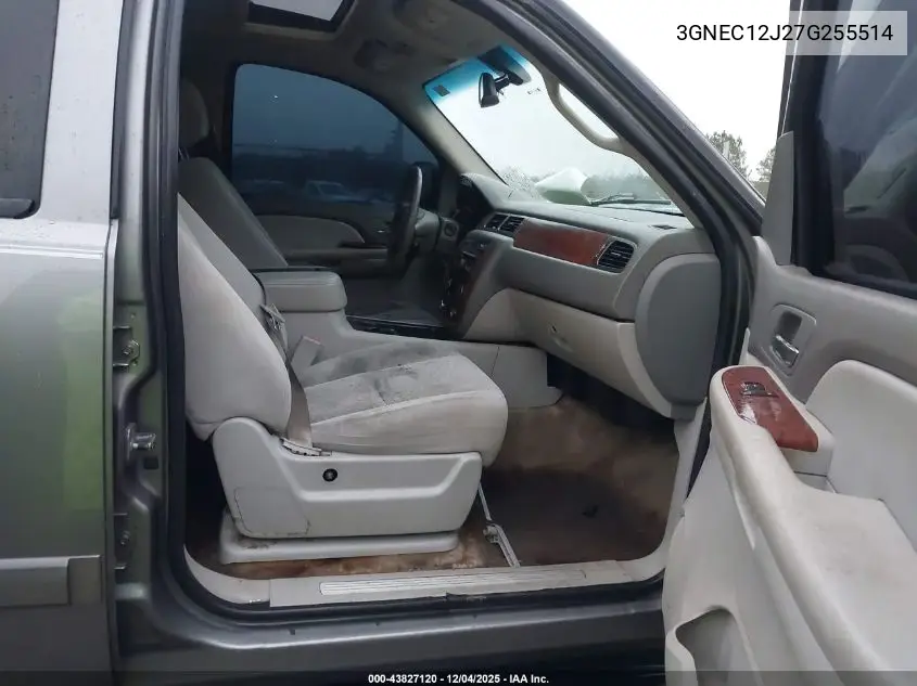 3GNEC12J27G255514 2007 Chevrolet Avalanche 1500 Lt