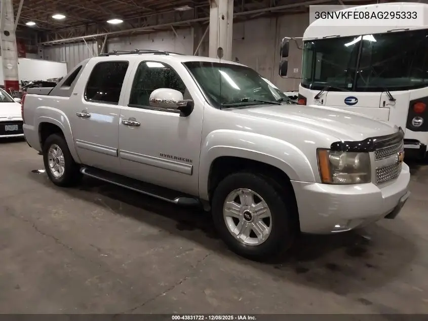 3GNVKFE08AG295333 2010 Chevrolet Avalanche 1500 Lt1