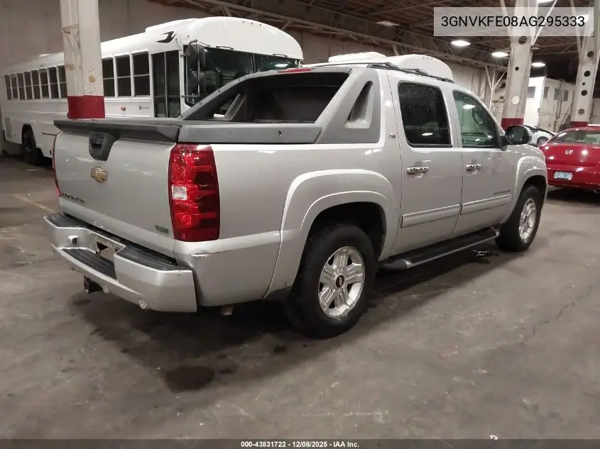 3GNVKFE08AG295333 2010 Chevrolet Avalanche 1500 Lt1