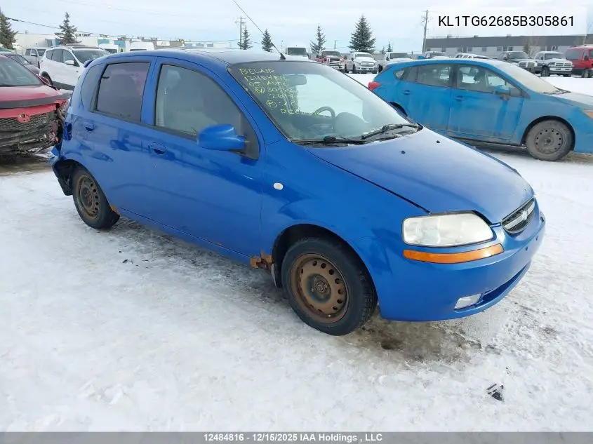 KL1TG62685B305861 2005 Chevrolet Aveo Lt