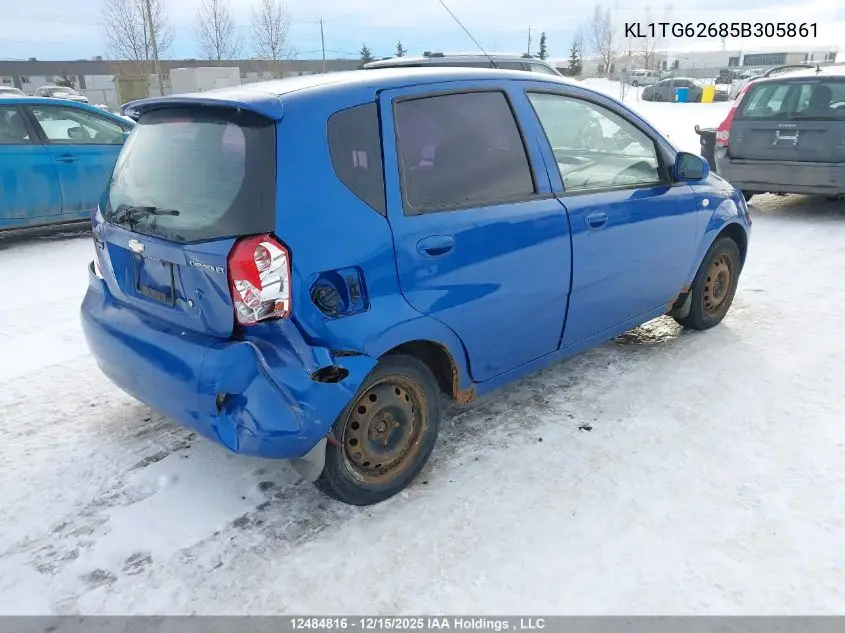 KL1TG62685B305861 2005 Chevrolet Aveo Lt