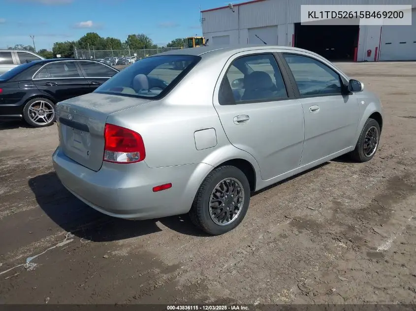 KL1TD52615B469200 2005 Chevrolet Aveo Ls