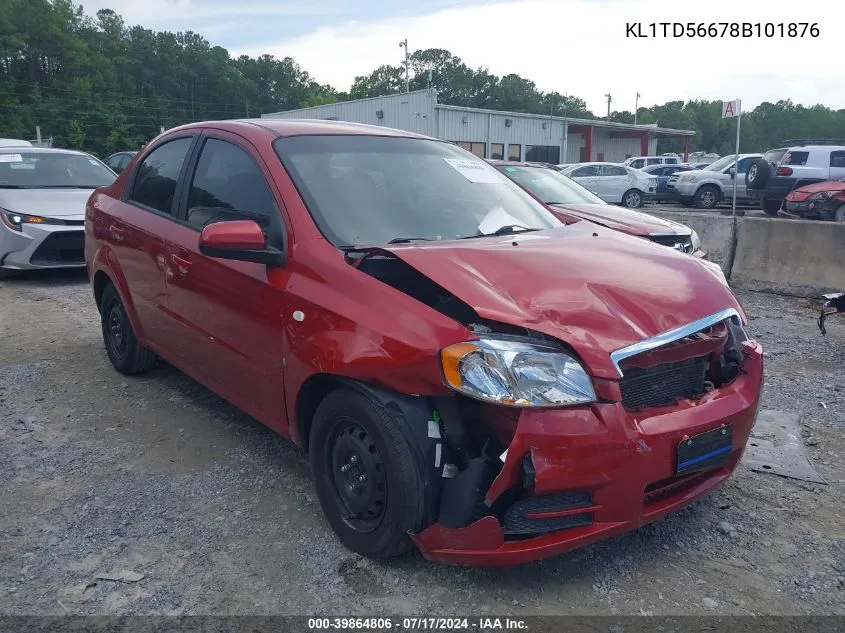 KL1TD56678B101876 2008 Chevrolet Aveo Ls