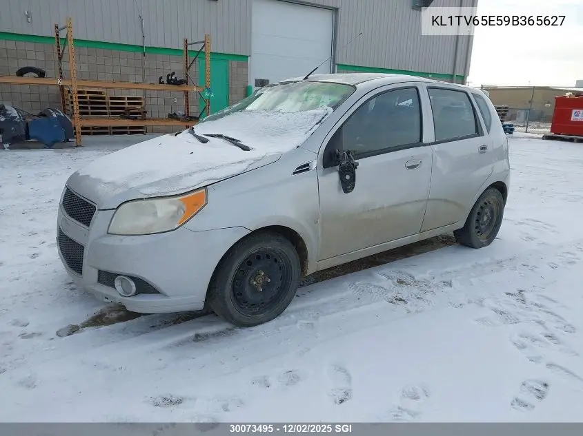 KL1TV65E59B365627 2009 Chevrolet Aveo Ls