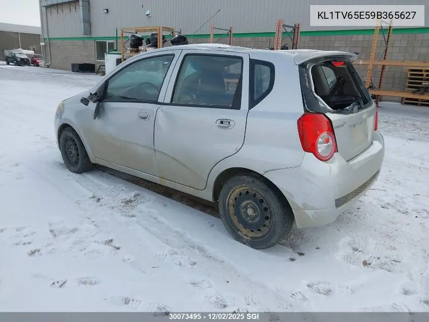 KL1TV65E59B365627 2009 Chevrolet Aveo Ls