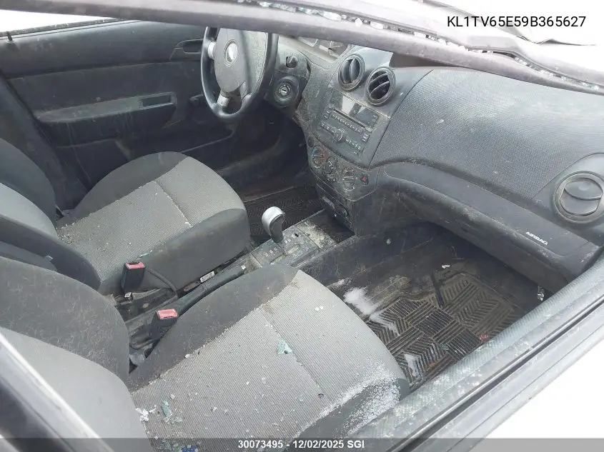 KL1TV65E59B365627 2009 Chevrolet Aveo Ls