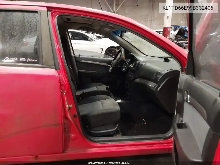 KL1TD66E99B332406 2009 Chevrolet Aveo Ls