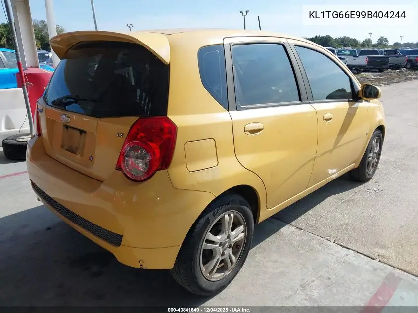 KL1TG66E99B404244 2009 Chevrolet Aveo Lt