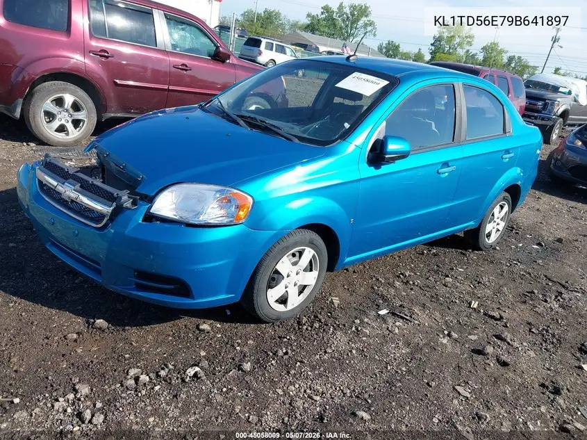 2009 Chevrolet Aveo Lt VIN: KL1TD56E79B641897 Lot: 45058009