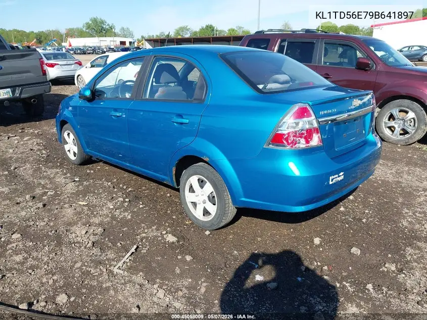 2009 Chevrolet Aveo Lt VIN: KL1TD56E79B641897 Lot: 45058009