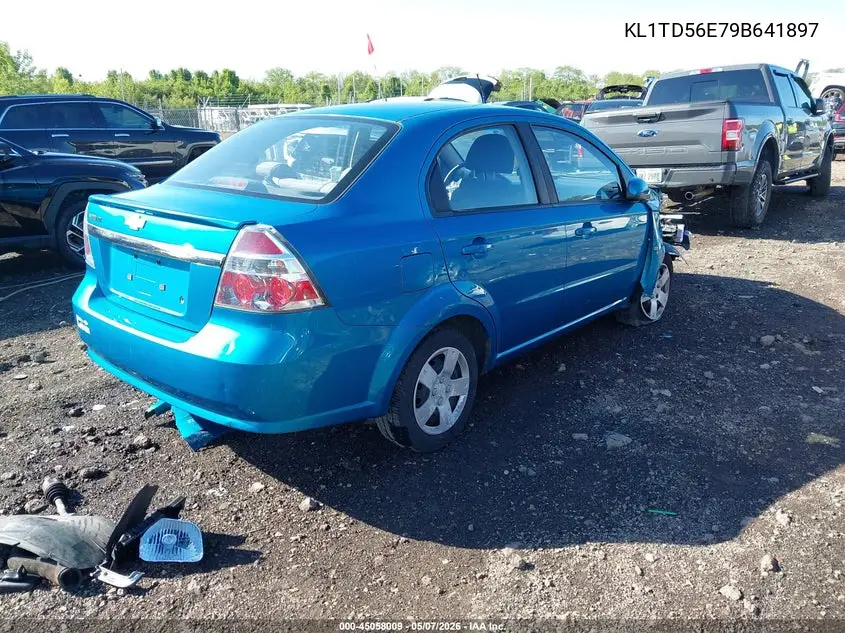 2009 Chevrolet Aveo Lt VIN: KL1TD56E79B641897 Lot: 45058009