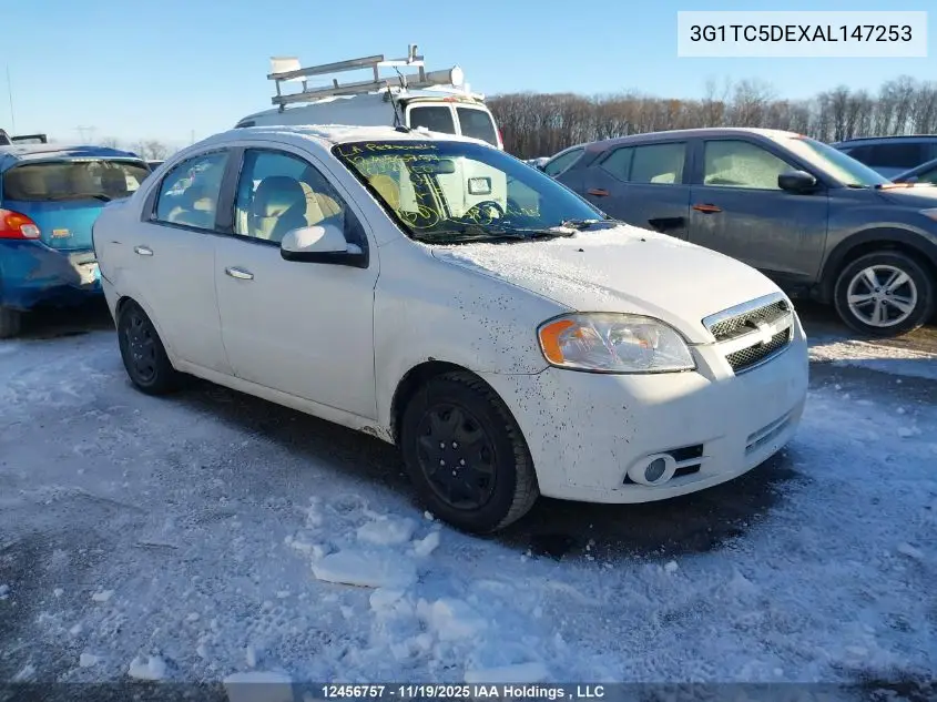 3G1TC5DEXAL147253 2010 Chevrolet Aveo Lt