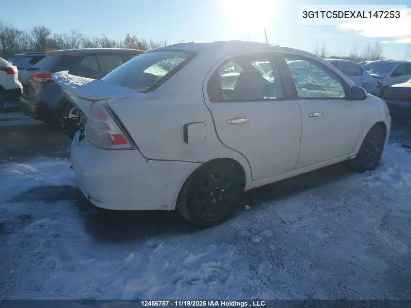 3G1TC5DEXAL147253 2010 Chevrolet Aveo Lt